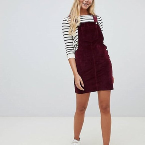 Brave Soul Dresses & Skirts - Brave Soul London Corduroy Overall Dress